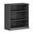 Solid Wood Bookcase - 3-Tier Floor Standing Bookshelf - 36" Short Storage Shelf 32” W - Gray, Display Furniture for Living Room, Renewable 100% Eco-Friendly Wood, Made in Brazil