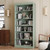 Solid Wood Bookcase - Stackable Modular 6-Tier Bookshelf - 71.5" Tall x 32" Wide - Sage, Open Display Shelf for Living Room, Office, Renewable 100% Eco-Friendly Wood, Made in Brazil