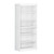 Solid Wood Bookcase - Stackable Modular 6 Tier Bookshelf - 71.5" Tall x 32" Wide - White Book Shelf, Open Display Shelf for Living Room, Office, 100% Eco-Friendly Wood, Made in Brazil