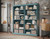 12-Shelf Solid Wood Bookcase - 64" Wide Wooden Bookshelf - Aqua Modular Cabinets with Adjustable Shelves - 71.5" Tall Bookcases for Living Room - 100% Eco-Friendly Wood