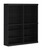 Solid Wood Bookcase - 64" Wide Wooden Bookshelf - 12-Shelf Black Bookcase, Modular Cabinets with Adjustable Shelves - 71.5" Tall Bookcases for Living Room - 100% Eco-Friendly Wood