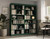 12-Shelf Bookcase, 100% Solid Brazilian Pine Wood, 64" Wide, 71.5" Tall, Green, Modern Style, Modular Stackable, Adjustable Shelves