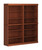 100% Solid Brazilian Pine Wood 12-Shelf Bookcase, Adjustable Shelves, 64" Wide, 71.5" Tall