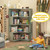 Corner Book Shelf - 5-Shelf L Shaped Corner Bookshelf with Baffle