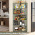 Corner Book Shelf, 6-Shelf L Shaped Corner Bookshelf with Baffle