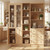 80" H Bookshelf with Adjustable Shelves and Thickened Top Panel