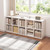 4 Cube Organizer Bookcase White Open Shelf
