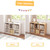 6 Cube Organizer Bookcase Oak Open Shelf