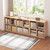 8 Cube Organizer Bookcase Oak Open Shelf