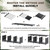 Book Shelf, 12 Cube Storage Organizer, DIY Bookcase, Metal Bookshelf,Tall Book case for Bedroom, Living Room,Office,Closet, Black Cubicle Rack