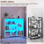 LED Bookcase with 3 Tiers, Motion Sensor and USB Charging - White