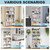 69" White Bookshelf, 5 Tier Tall Bookcase with Bookend, Large Metal Book Shelf Display Storage Shelves for Bedroom Living Room Office