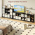 8 Cube Storage Organizer with 4 Fabric Drawers and Removable Shelves — Modular Cube Bookshelf for Bedroom, Living Room, or Home Office, Short Cube Bookcase for Toys, Decor,Black