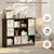 12 Cube Storage Organizer with 6 Fabric Drawers and Removable Shelves — Modular Cube Bookshelf for Bedroom, Living Room, or Home Office, Short Cube Bookcase for Toys, Decor, Black