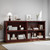 64" W Double Wide Open Shelf Bookcase, 2 Tiers 4 Storage Cube Book Case