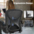 Ergonomic Office Chair Set of 10, Mesh Fabric Home Office Chairs with Adjustable Lumbar Support, 360° Swivel, and Flip-Up Armrests, Black