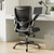 Office Chair, Ergonomic Desk Chair with Adjustable Lumbar Support and Flip up Armrest, Breathable Mesh Computer Chair for Home Office, Black