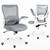 Office Chair, Ergonomic Desk Chair with Adjustable Lumbar Support and Flip up Armrest, Breathable Mesh Computer Chair for Home Office, Gray