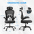 Ergonomic Office Chair, Mesh Home Office Desk Chairs with 3D Headrest