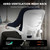 Office Chair Ergonomic Desk Chairs with Adjustable Lumbar Support, High Back Breathable Mesh Chair with Wheels& Flip-up Armrests,Rolling Swivel Comfy Task Computer Chair for Home Work Gaming