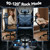 Office Chair Ergonomic Desk Chairs with Adjustable Lumbar Support& Headrest Hanger, High Back Breathable Mesh Chair with Wheels, Rolling Swivel Comfy Task Computer Chair for Home Work Gaming