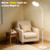 Floor Lamp, Adjustable Height Floor Lamps for Living Room Bedroom, 120 LED Super Bright Standing Lamp Remote Control, Dimmable Gooseneck Tall Stand Reading Lamp Light for Office Craft, White