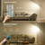 Dimmable LED Floor Lamp, Super Bright Reading Lamps Floor Standing lamp with Remote & Touch Control, Stepless Dimming & 2700K-6500K Color Temperature, for Living Room Bedroom Office, Nickel Plating