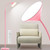 Dimmable LED Floor Lamp, Super Bright Reading Lamps Floor Standing lamp with Remote & Touch Control, Stepless Dimming & 2700K-6500K Color Temperature, for Living Room Bedroom Office, Pink