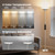 Metallic Silver Torchiere Floor Lamp - 30W Dimmable LED Standing Lamp with Remote/Button Control, 1800Lm, 3000-6500K, 72in Tall Bright Pole Light for Living Room Bedroom Office Corner