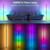 LED Corner Floor Lamp, Ambient Lighting 2 Pack One Connected Pair