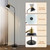 Upgraded Double-Base Black Floor Lamp, Adjustable Lamp Head-65.3"