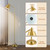 Upgraded Double-Base Gold Floor Lamp, Adjustable Lamp Head-65.3"