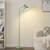 Upgraded Double-Base Green Floor Lamp, Adjustable Lamp Head-65.3"