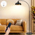 Arch Floor Lamps with Remote, Dimmable Floor Lamp 70” Black Tall Lamp