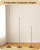 59.8" Floor Lamp with Remote & 3 Height Settings, Dimmable & 3CCT