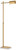 Gazette Adjustable Height Marble and Gold Pharmacy 60" Tall Floor Lamp