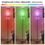2 Pack LED Corner Floor Lamp with Remote Control Smart Standing Floor Lamp with DIY Color for Bedroom Living Room Gaming Adjustable Color Brightness 9W LED Bulb Included - 2 Pack Beige Shade+RGB Bulb