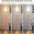 Modern Floor Lamp for Living Room, Gold Standing Lamps with 3 Color Temperatures Bulb, Minimalist Tall Lamp with Chain Switch for Bedroom, LED Bulb Included(Beige Shade+Gold)