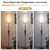 Floor Lamp for Living Room, Modern Standing Lamps with Lampshade, Minimalist Tall Lamp with Chain Switch for Living Room, LED Bulb Included (Beige Shade-Remote Bulb)