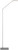 Royce Adjustable Arm Aluminum LED Task 61" Tall Floor Lamp