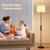 Dimmable Floor Lamps with Remote Control,12W LED Bulb,Foot Switch