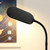 Slim LED Floor Reading Lamp - Tall with Adjustable Gooseneck, Dimmable for Living Rooms, Offices & Bedrooms - Black