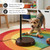 Slim LED Floor Reading Lamp - Modern Tall Lamp with Adjustable Gooseneck for Living Rooms & Offices - Dimmable Crafts Work Light - Brown