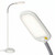 LED 2nd Edition Reading Floor Lamp with Cool, Soft & Warm White LED's - Built-in Dimmer - Adjustable Design Pivots in Any Direction - Energy Saving 12 Watts - Alpine White
