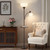 72" Floor Lamp with Table, Adjustable Reading Lights, Torchiere Floor Lamps