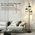 Dimmable Black Crystal Standing Farmhouse Tree Floor Lamp for Living Room