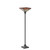 Tiffany Lamp Antique Amber Brown Stained Glass Torchiere Floor Lamp