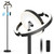 LED Floor Lamp, Dimmable 3000-6000K, Remote & Touch Controls Black