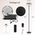 LED Floor Lamp, Dimmable 3000-6000K, Remote & Touch Controls Black