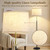 Floor Lamps for Living Room & Bedroom, 60" Modern Tall Standing Lamp, 3CCT